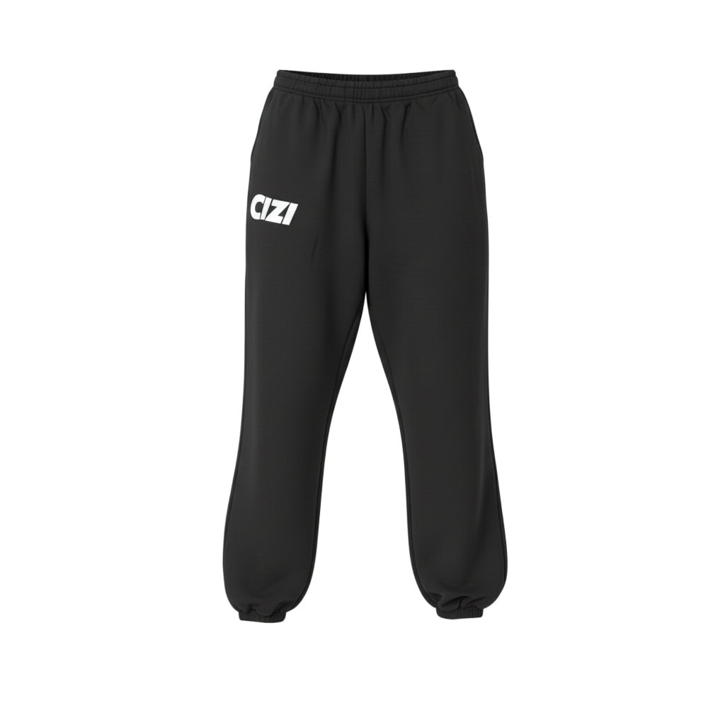 Cizi Tapered Sweatpants – Black