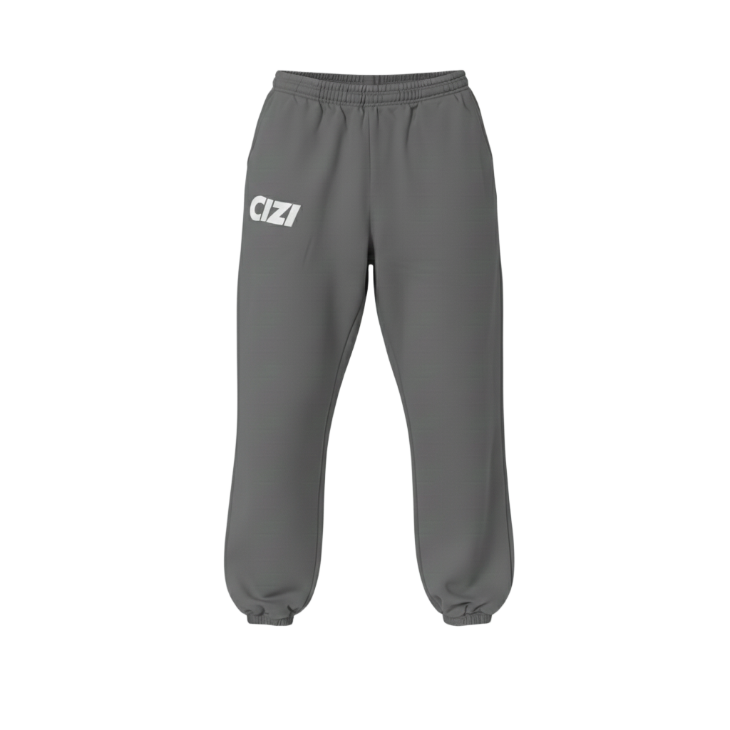 Cizi Tapered Sweatpants – Dark Grey