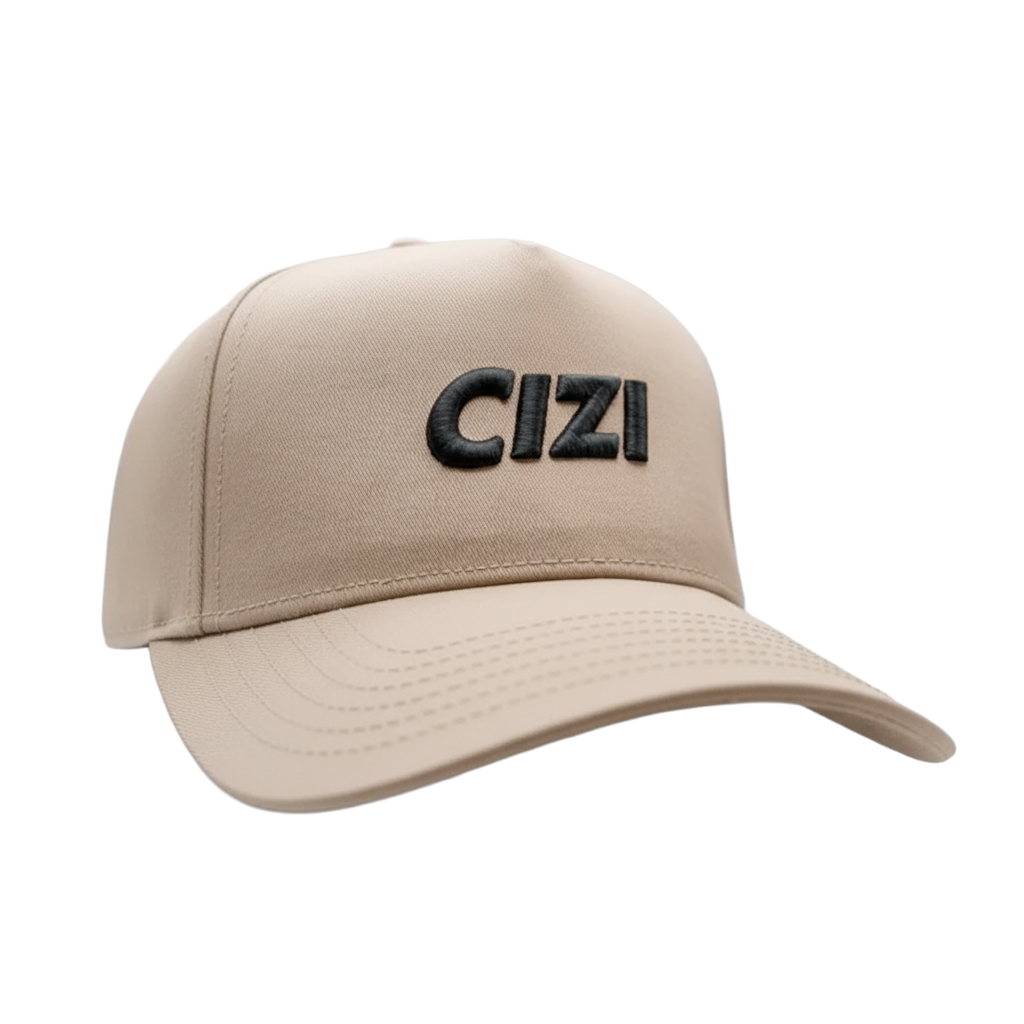 Cizi Dad Hat – Beige/Black